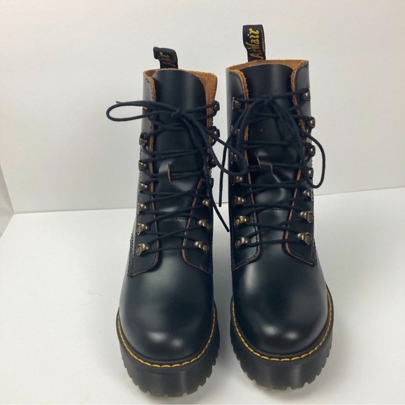 Dr Marten Leona Smooth Vintage Leather Black NEW 8 - Picture 6 of 11